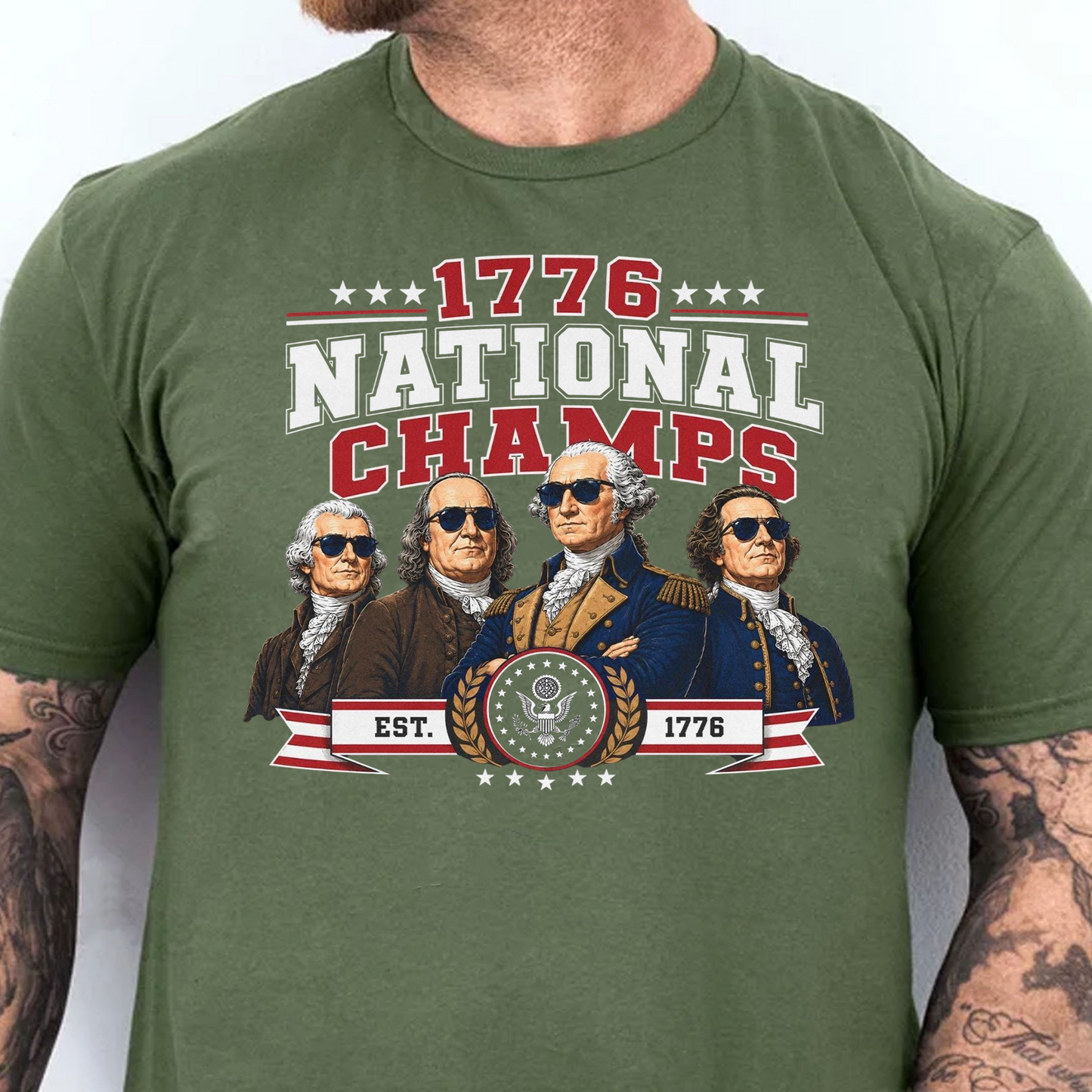 1776 National Champs Shirt, Vintage USA 250th Anniversary Tee, Patriotic 4th Of July Gift 685219