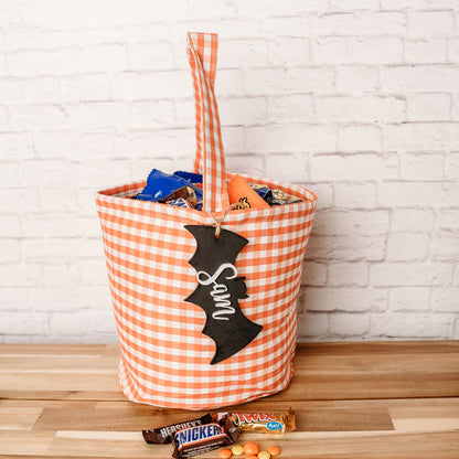 Personalized Halloween Basket For Kids, Custom Name Trick Or Treat Bucket, Halloween Candy Bag 685805 WFD