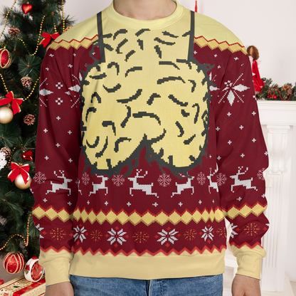 Dirty Ugly Christmas All-Over Print Sweatshirt, Merry Cockmas Sweatshirt, Funny Meme Christmas Sweater, Gift For Him 686072