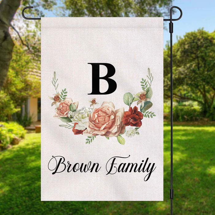 Welcome Family Personalized Custom Garden Flag H177