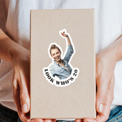 Custom Photo Birthday Stickers | Funny Photo Sticker | Personalized Party Favors For Birthday 685597