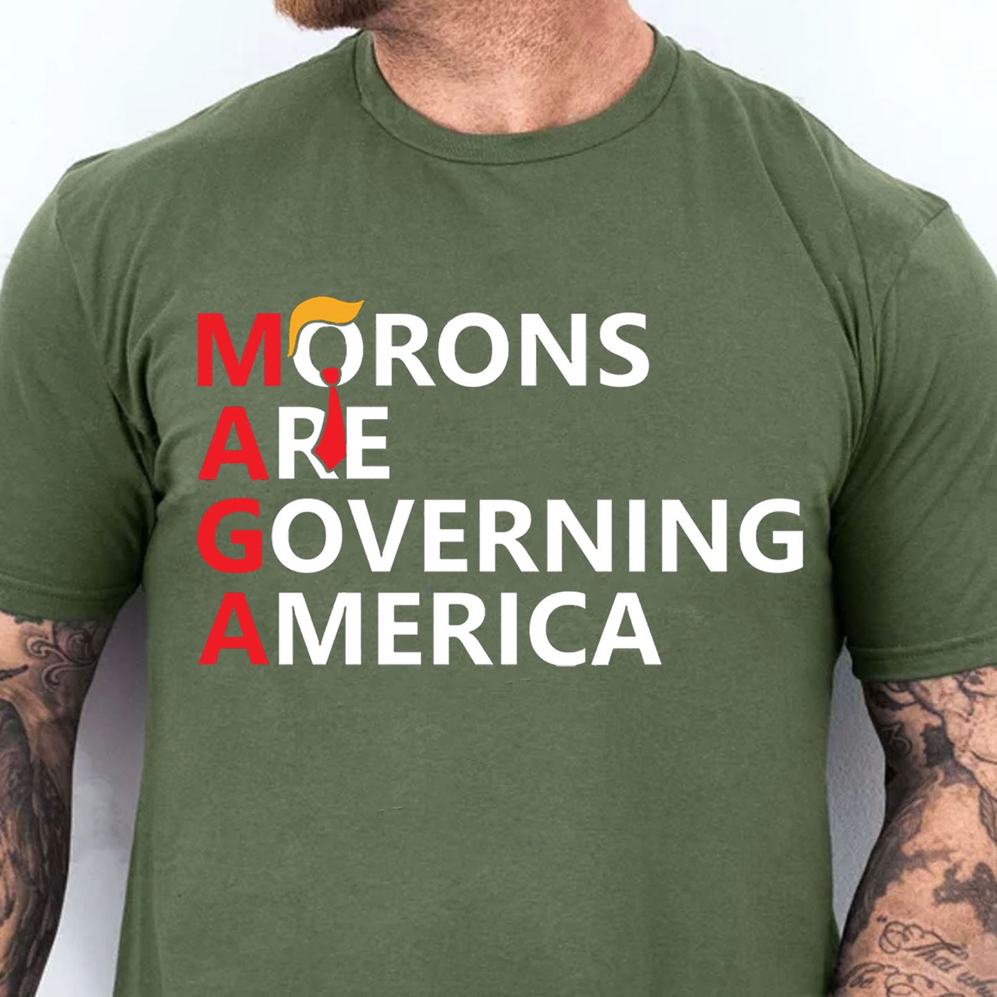 Morons Are Governing America Shirt – 8647 Anti Trump Political Protest Tee, Resist Statement Dark Shirt 682184