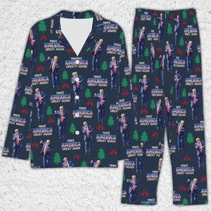 Make America Great Again Pajamas, Funny Trump Dancing Pajamas, Trump Won 2024 Pajamas M1742- GOP