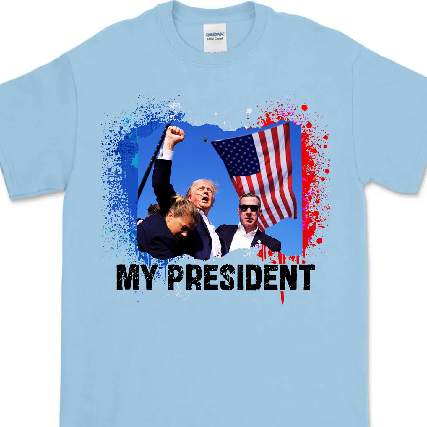 Trump Is My President | Trump Fight 2024 Shirt Pennsylvania Rally | Shirt Bright C1113 - GOP