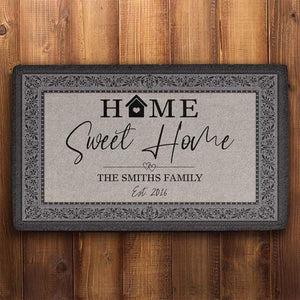 Home Sweet Home Personalized Doormats