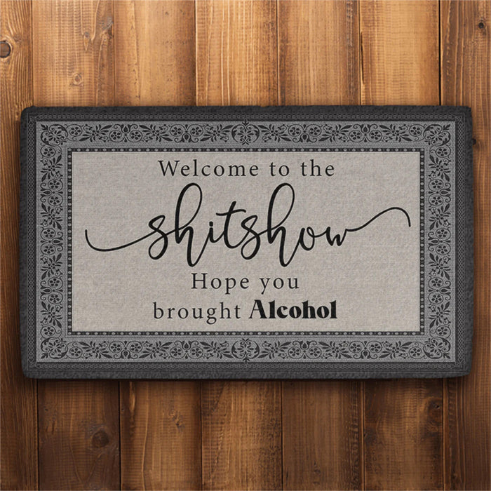 Welcome To The Shitshow Personalized Doormat