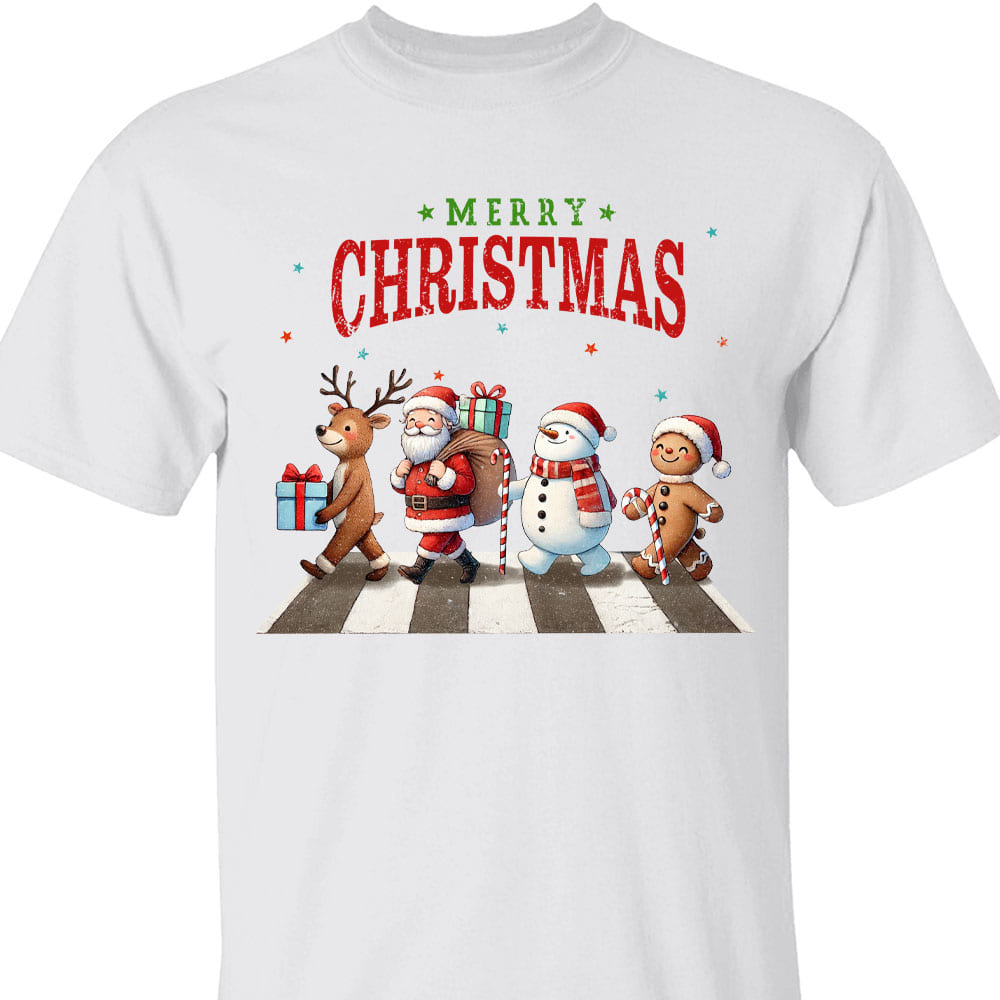 Merry Christmas Shirt, Cute Christmas Elements Sweater, Xmas Holiday Sweatshirt T1641