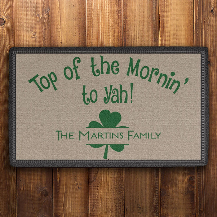 St. Patrick's Day Personalized Doormats T105