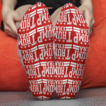 Red & White "Trump Era" Socks | Patriotic Political Supporter Apparel 686290