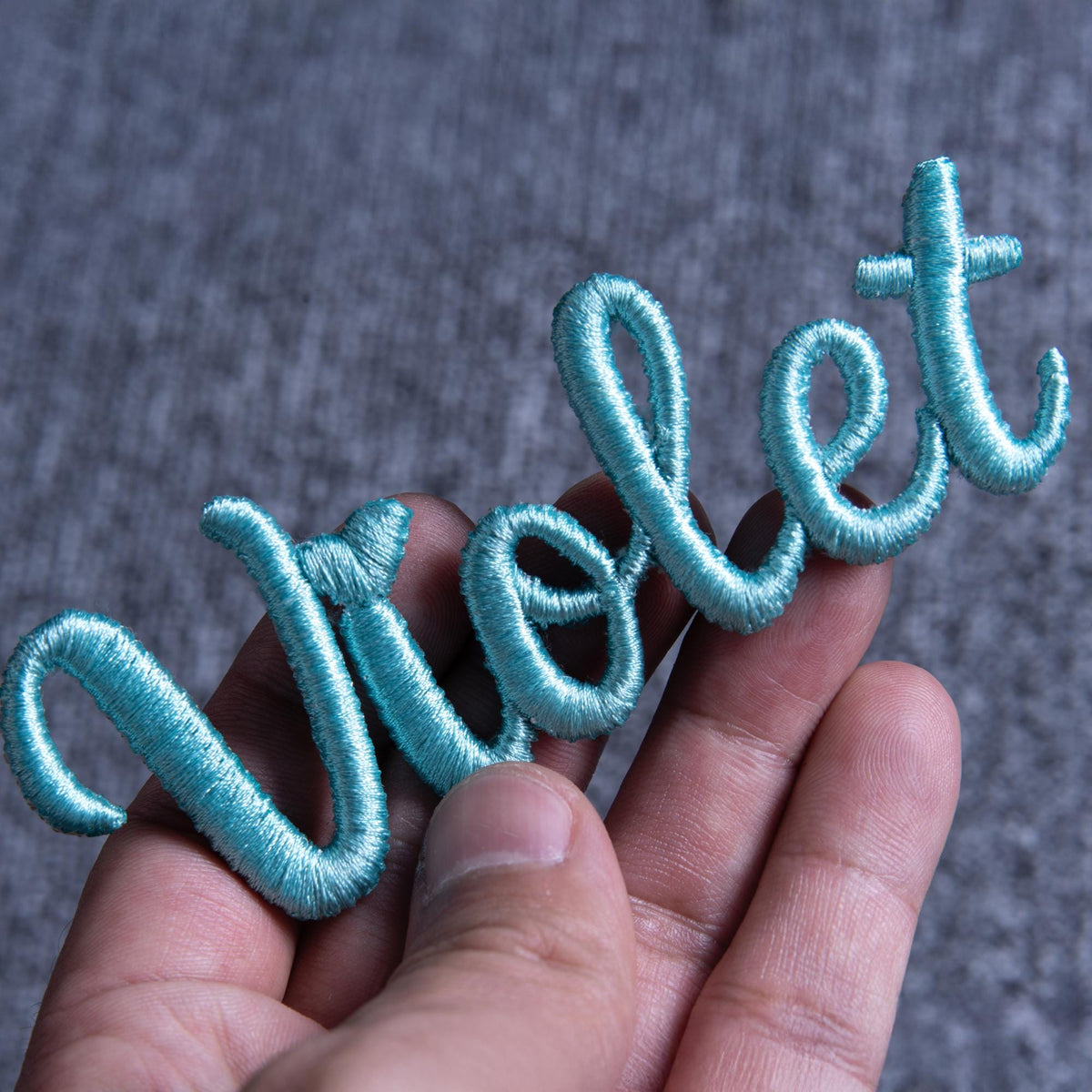 Custom Name Iron On Patch | Personalized Embroidered Name 3D Patches For Backpacks Hats Jackets 686233 WFD
