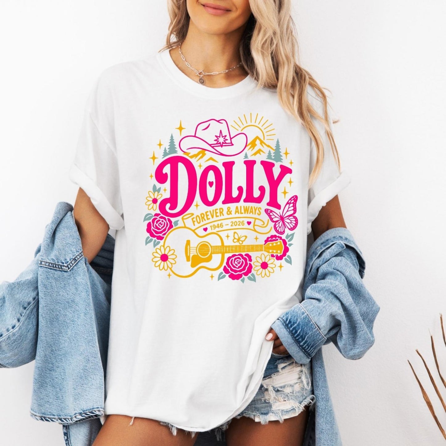 Dolly Parton Forever & Always Memorial Shirt, Vintage Country Music Tribute Tee 686073 WFD