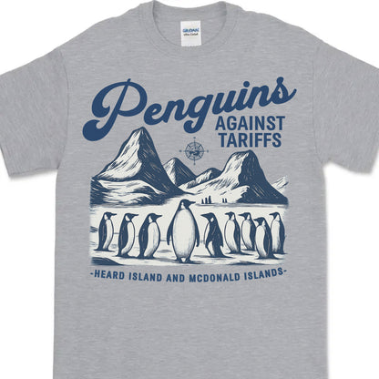 Penguins Against Tariffs Shirt – Funny 8647 Anti Trump Shirt, Resist Penguins Tariff Protest Bright T-Shirt, Anti MAGA Political Tee 682193