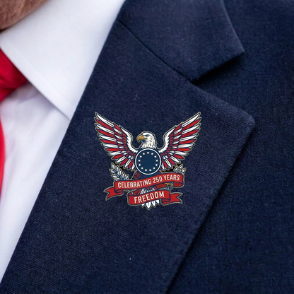250 Years USA Anniversary Lapel Pin | Pack Of 10 Semiquincentennial Patriotic Pins 684625