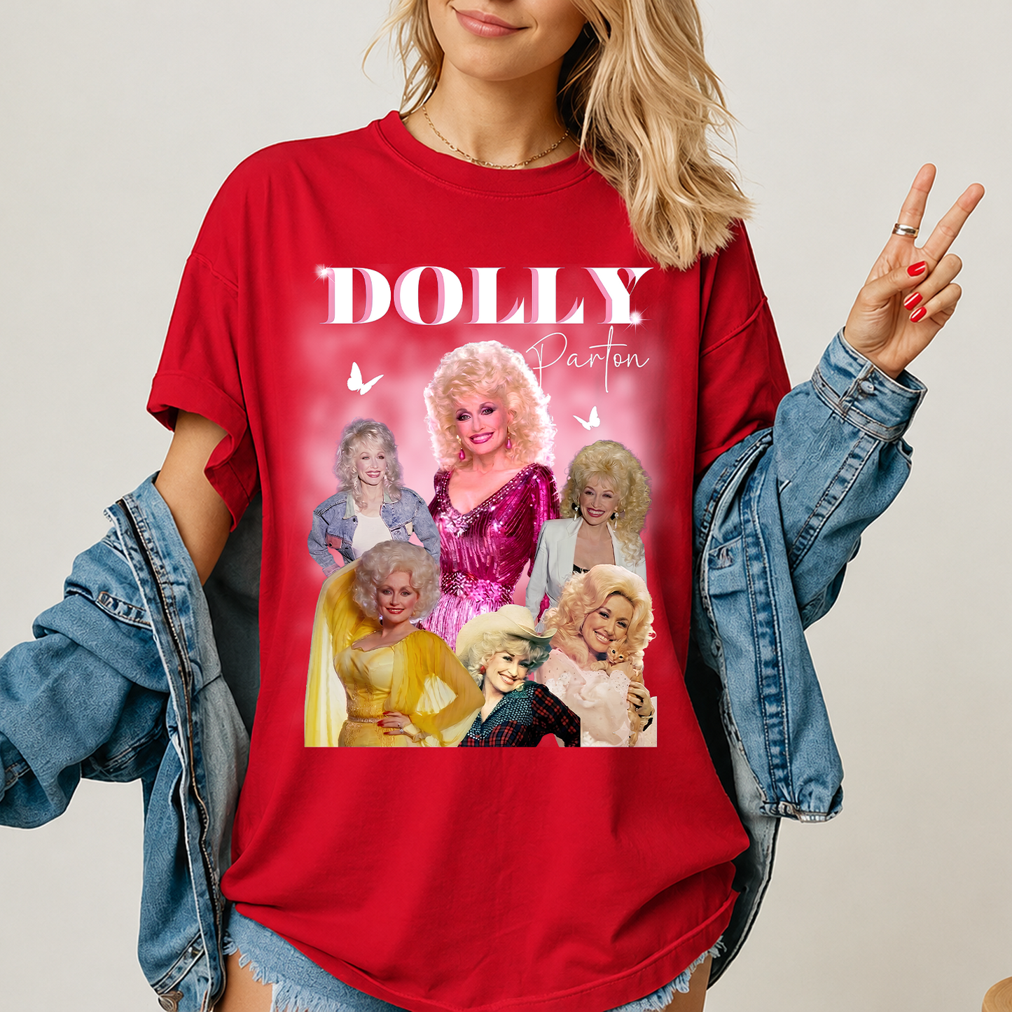 Vintage 90s Bootleg Style Dolly Parton Memorial Shirt - Retro Country Graphic Tee 686048