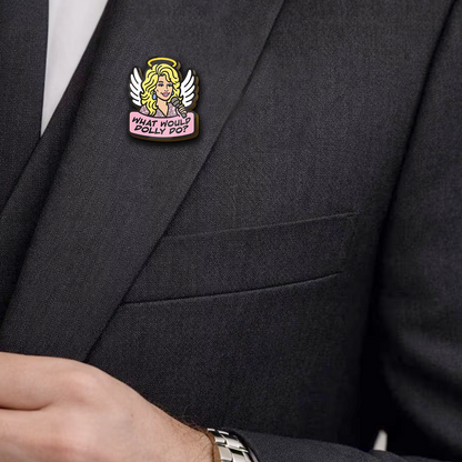 Dolly Parton Angel Lapel Pin, Country Music Memorial Pins, Dolly Parton Fan Gift 686145