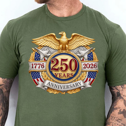 USA 250th Anniversary Dark Shirt | Patriotic 4th Of July 1776–2026 Eagle Shirt 684850