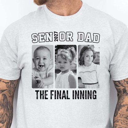 Custom Photo Senior Dad & Mom 2027 Shirt, Personalized Graduation Tee, Proud Senior Parents Gift 685800