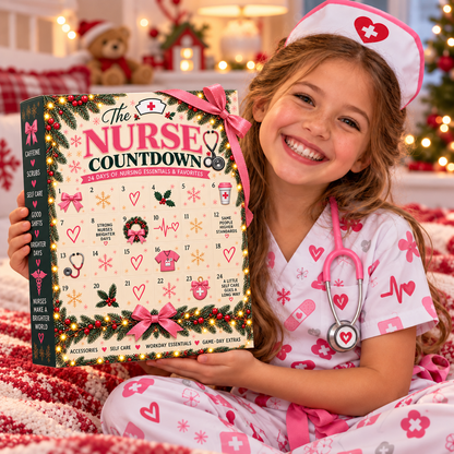 The Nurse Christmas Advant Calendars, 24 Pieces Holiday Countdown Gift Box 686644 WFD