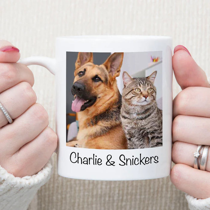 Personalized Custom Photo Dog Cat Pet Coffee Mug C606