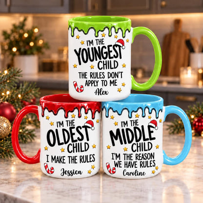 Personalized Family Matching Christmas Mug, Sibling & Parent Holiday Coffee Cup 686772 WFD