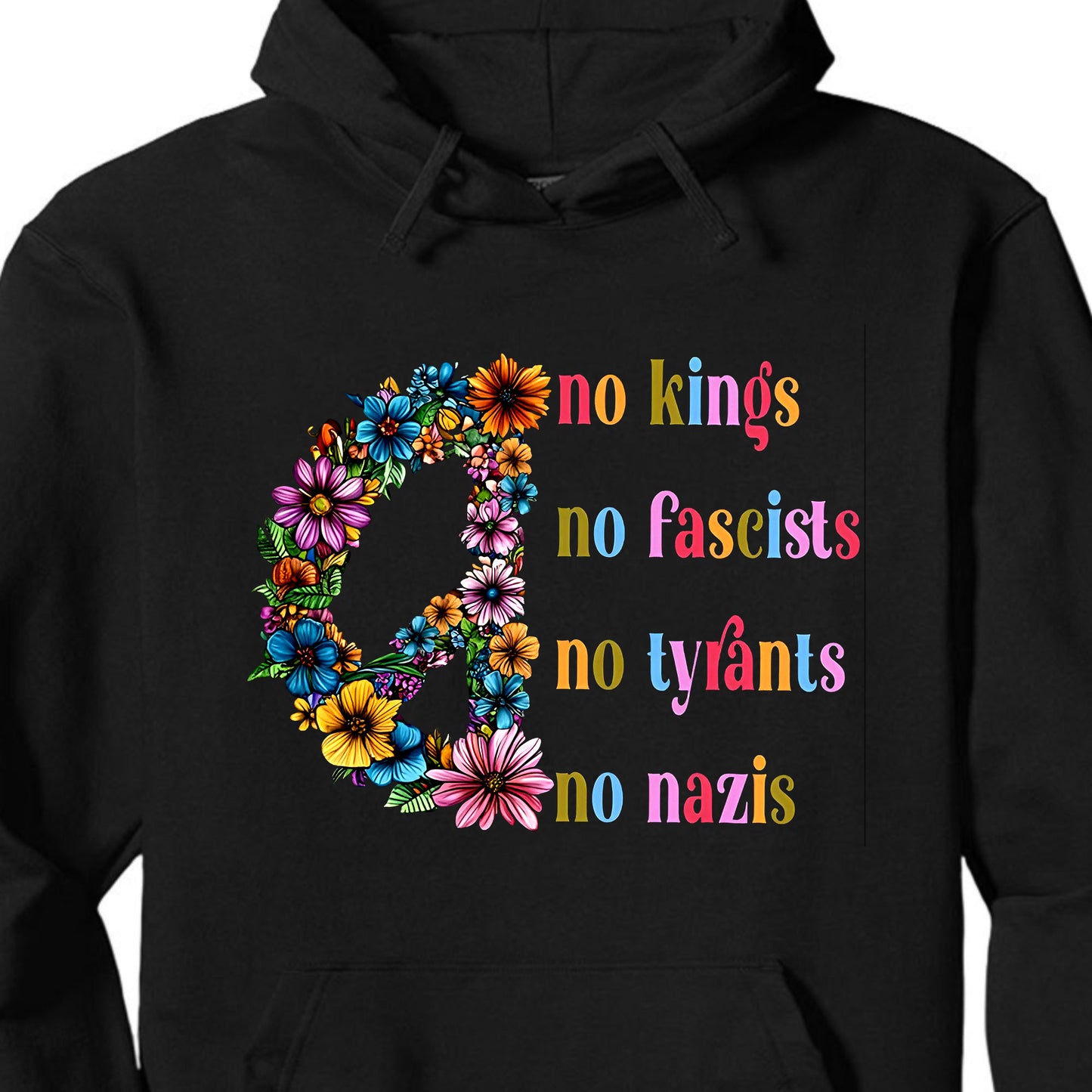 No Kings No Fascists No Tyrants No Nazis Shirt, Anti-Trump Protest Shirt, Patriotic Democracy Shirt 682465
