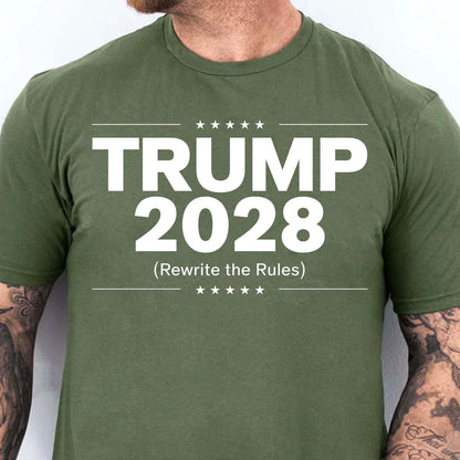 President Trump 2028 – Trump 2028 Patriotic T-Shirt | 48th President of America, Support Trump Shirt, MAGA, Election 2028 Apparel | GOP 682272