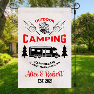 Outdoor Camping Personalized Custom Camping Garden Flag H187