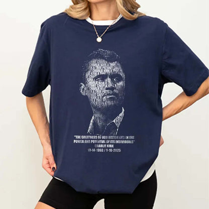 Charlie Kirk Memorial Shirt | RIP Charlie Kirk T-Shirt | A True Patriot Charlie Kirk Tee | America Freedom 682830