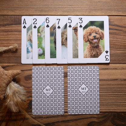 Custom Photo Playing Cards, Personalized Anniversary/Christmas/Birthday Gift 686856 WFD