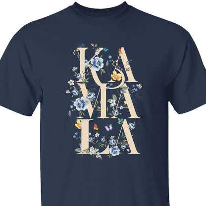 Botanical Kamala Shirt | Artsy Floral Politics Tee | Vote for Kamala | Madam President | Kamala Harris 2024 Shirt K1508 - KH2
