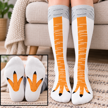 Personalized Funny Chicken Leg Socks, Hilarious Gag Gift For Friends 686762 WFD