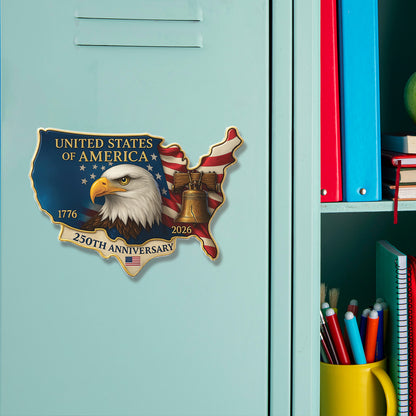 United States of America 250 Years Fridge Magnet, 250th Anniversary 1776–2026 Fridge Magnet 683127