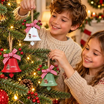 Personalized Christmas Bell Ornament, Custom Name Holiday Tree Decoration, Family Christmas Gift 686607