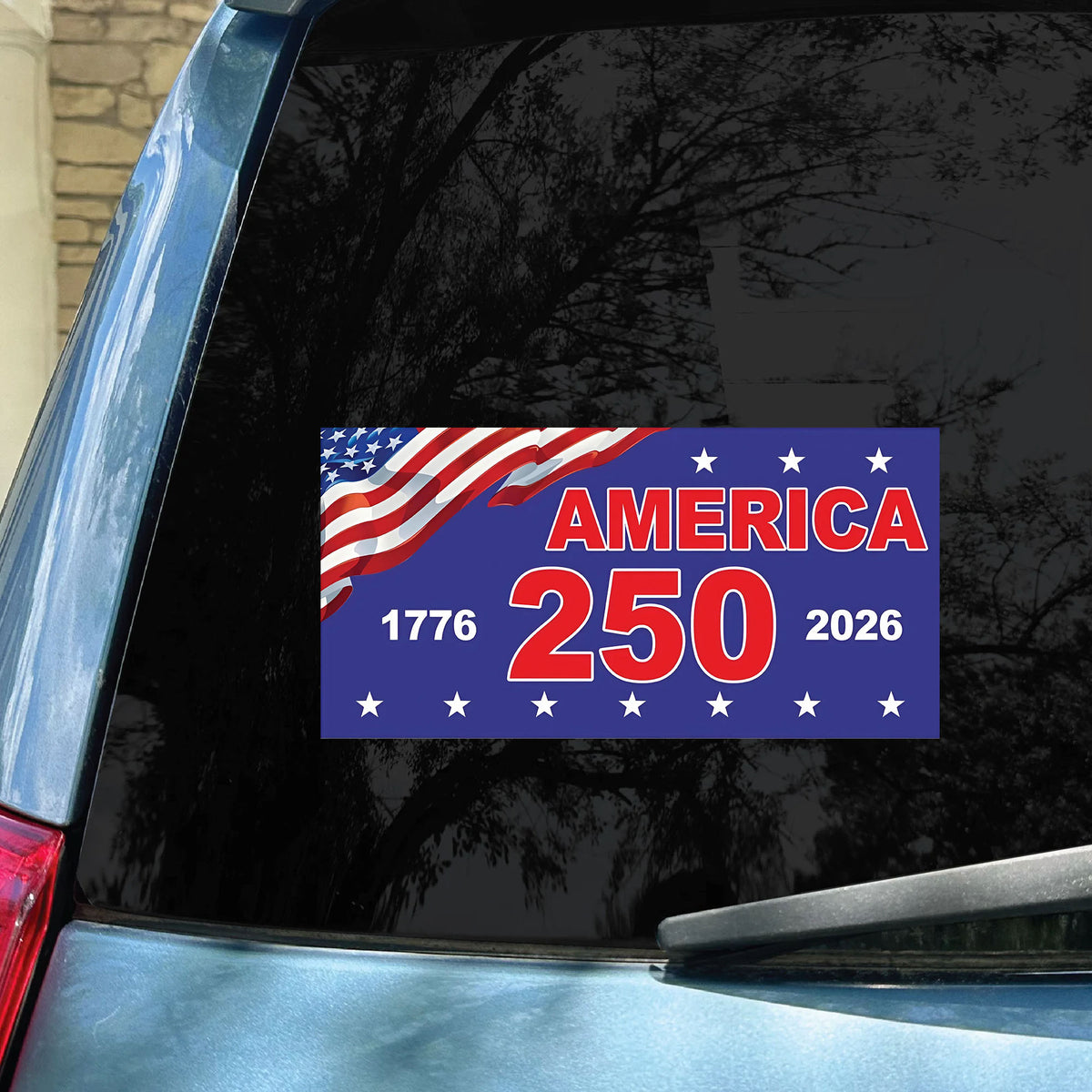 America 250 Years Decal | Happy 250th Birthday USA Car Decal | America 250th Anniversary Decal 682594