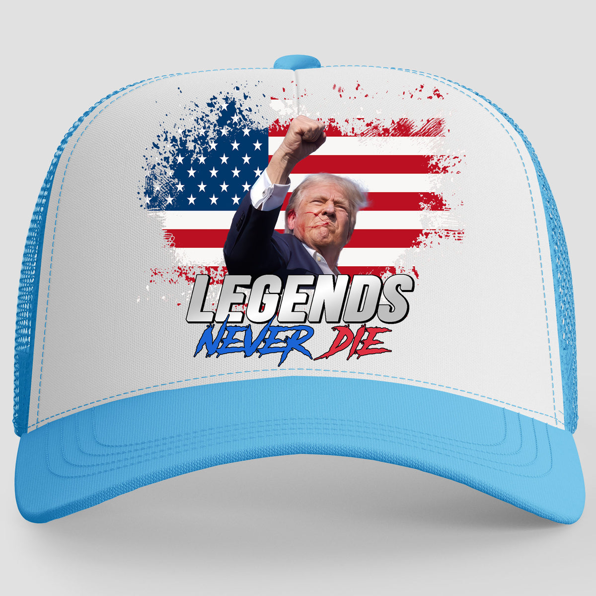 Legends Never Die | Trump Fight 2024 Cap | Trump Pennsylvania Rally | Trump Fight Trucker Cap Hat C1116 - GOP
