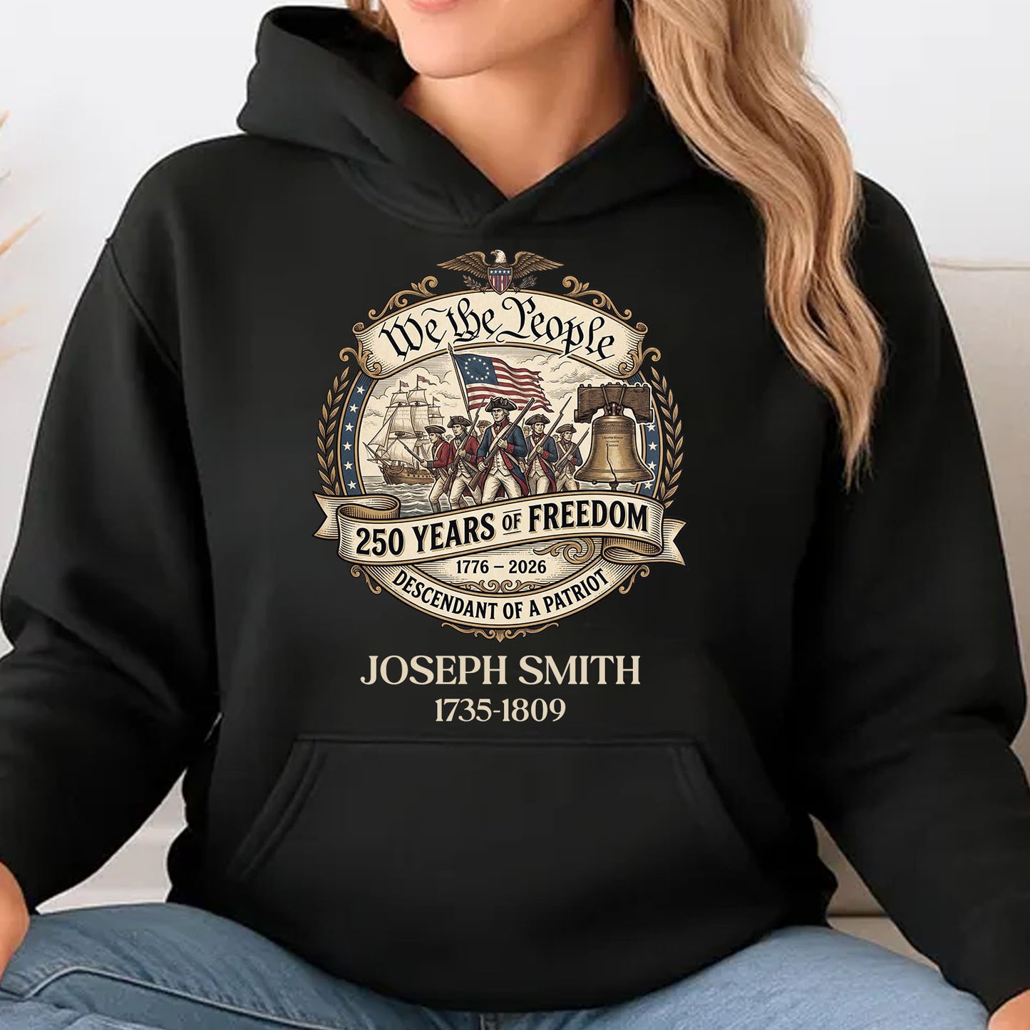 Custom We The People Dark Shirt | Revolutionary War Ancestor Tee, Patriotic Tee 684480