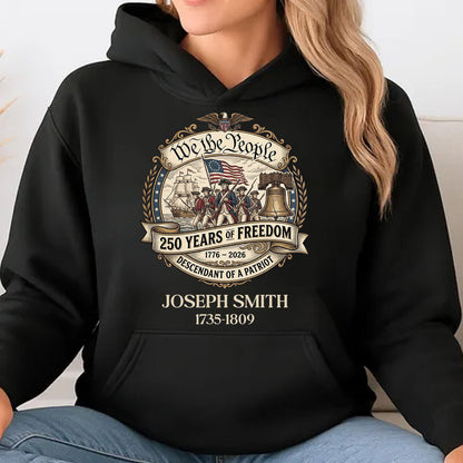 Custom We The People Dark Shirt | Revolutionary War Ancestor Tee, Patriotic Tee 684480