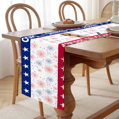 Personalized Oops We Sniffed Them Again Table Runner | Custom Dog Photo | Patriotic 4th Of July Table Runner For Kitchen 682365