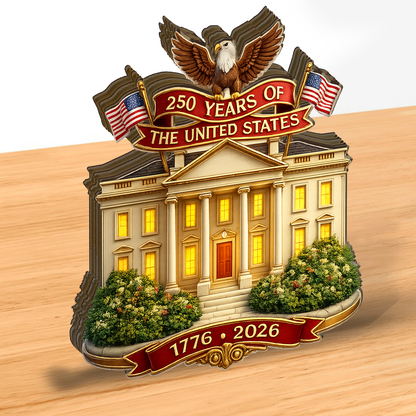250 Years Of America Wooden Block | Personalized Wood Block | Patriotic 4th Of July Decoration 684987