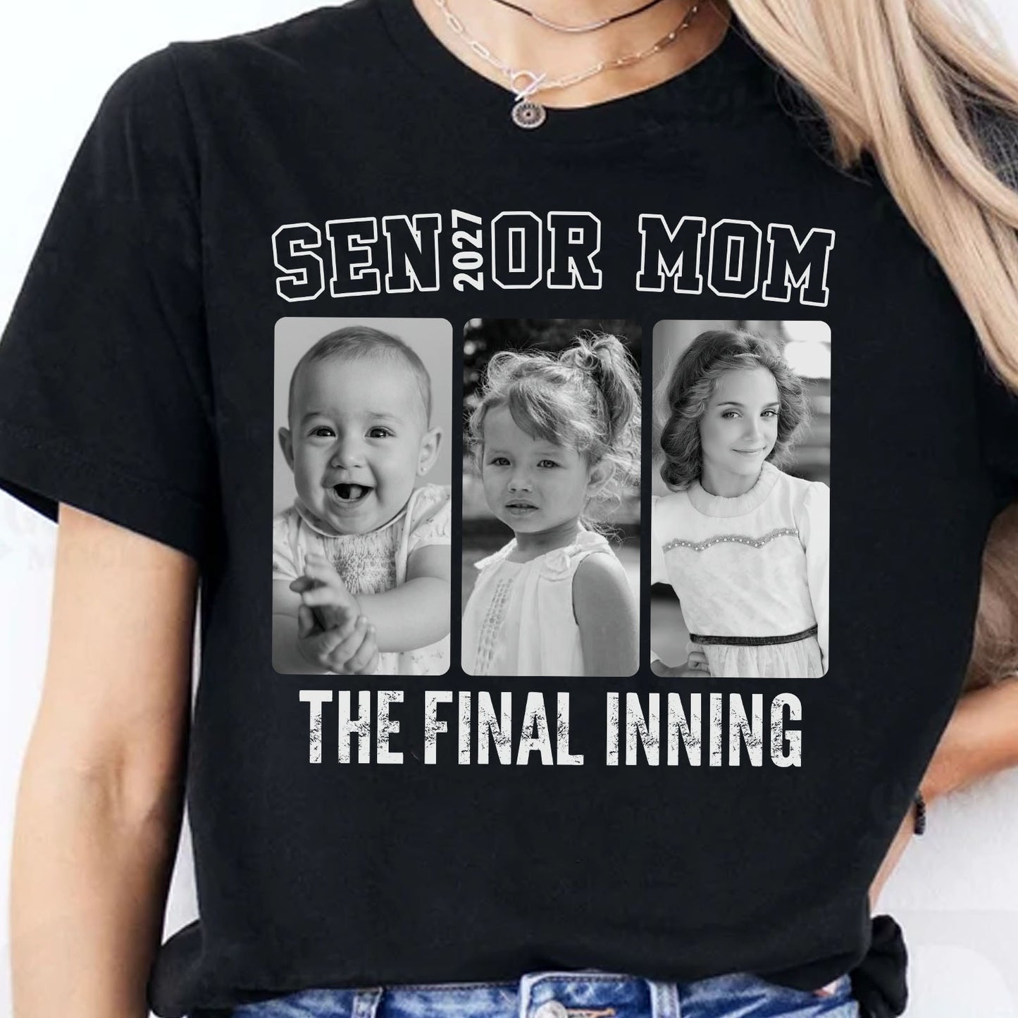 Custom Photo Senior Dad & Mom 2027 Shirt, Personalized Graduation Tee, Proud Senior Parents Gift 685800