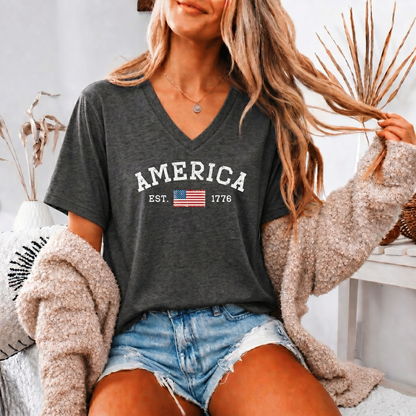 America 250th Anniversary Dark Shirt, Patriotic USA Flag Tee, Independence Day Shirt 685296
