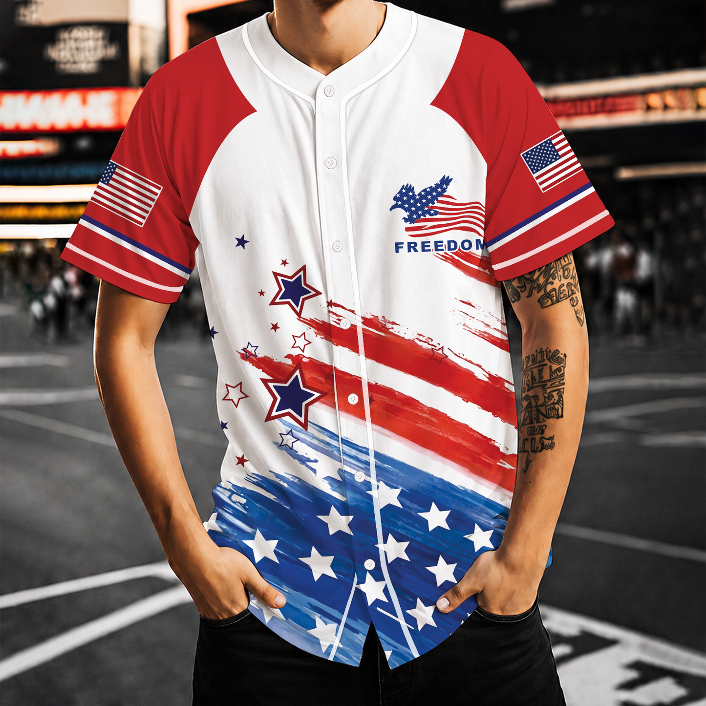 Personalized USA 250th Anniversary Baseball Jersey, Patriotic 1776-2026 Semiquincentennial Tee, 4th Of July Gift 685307
