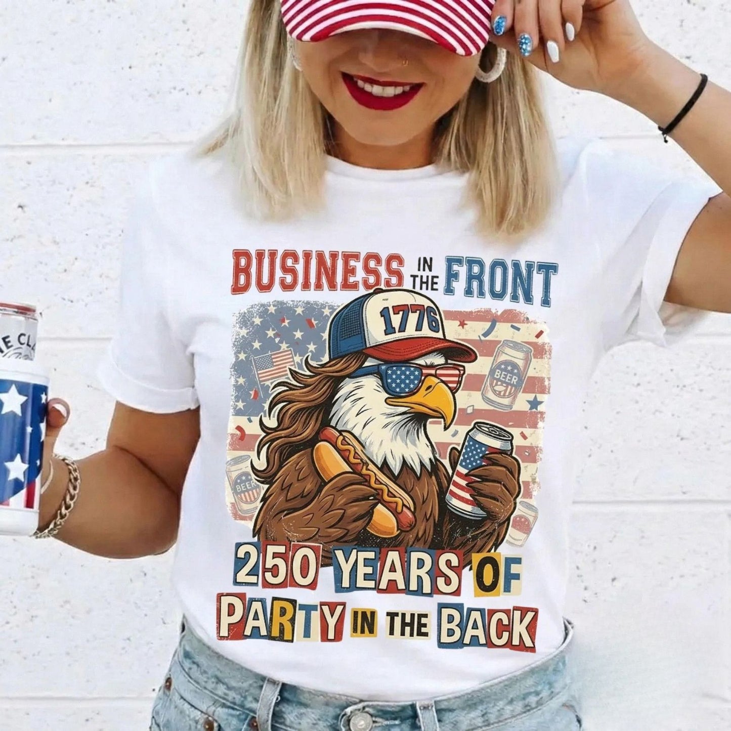 Funny Eagle Mullet Shirt | USA 250th Anniversary Shirt | 1776 America 4th of July | Patriotic Shirt 685197
