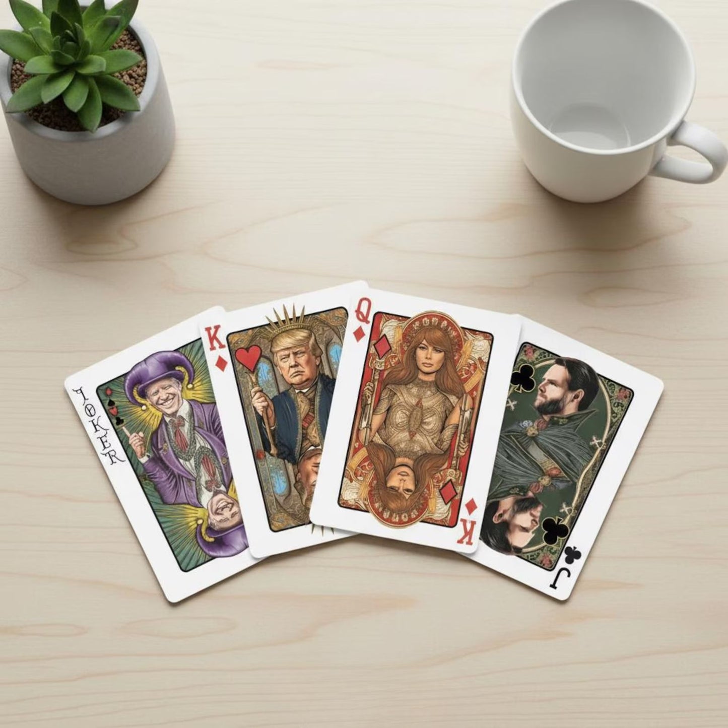 Trump Poker Playing Cards | Funny Trump Playing Card | Funny MAGA Political Gag Gift 684162