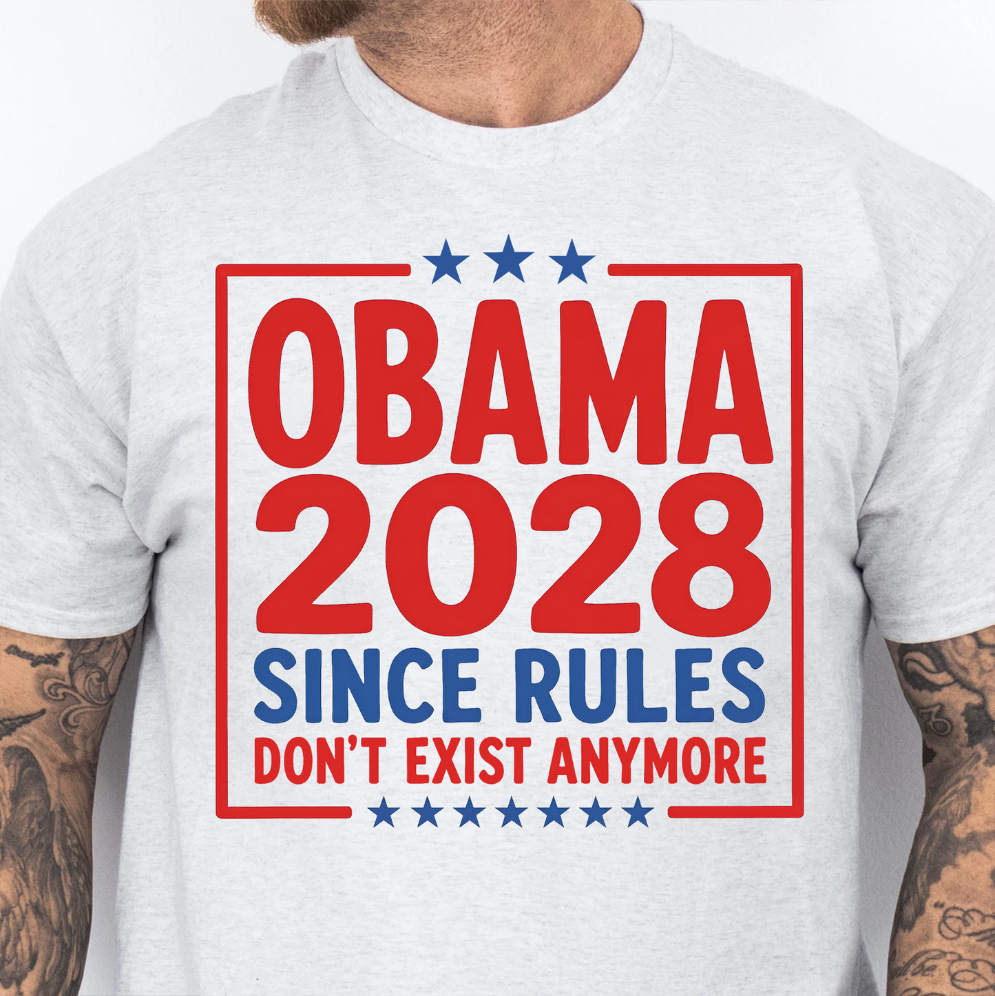 Obama 2028 Retro Election Bright Shirt, Funny Political Tee, Parody Anti Trump Shirt 686022