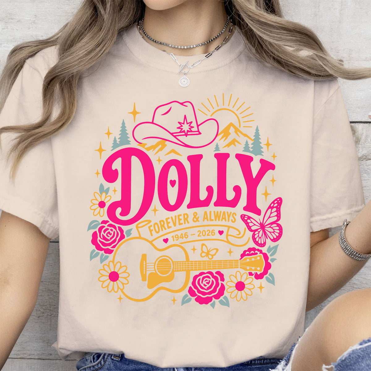 Dolly Parton Forever & Always Memorial Shirt, Vintage Country Music Tribute Tee 686073