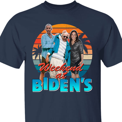 Weekend at Biden's Unisex Shirt | Anti Biden Shirt | Republican Shirt | Trump Supporters Shirt Dark C1098 - GOP