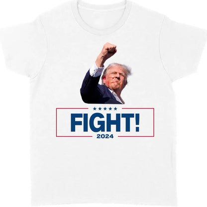 Trump Fight 2024 Shirt Pennsylvania Rally, Shirt Bright C1112 - GOP