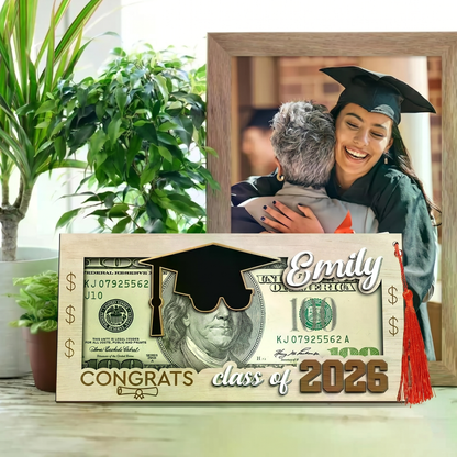 Personalized Graduation Money Holder With Tassel, Class Of 2026 Graduation Cash Holder Gifts 684824
