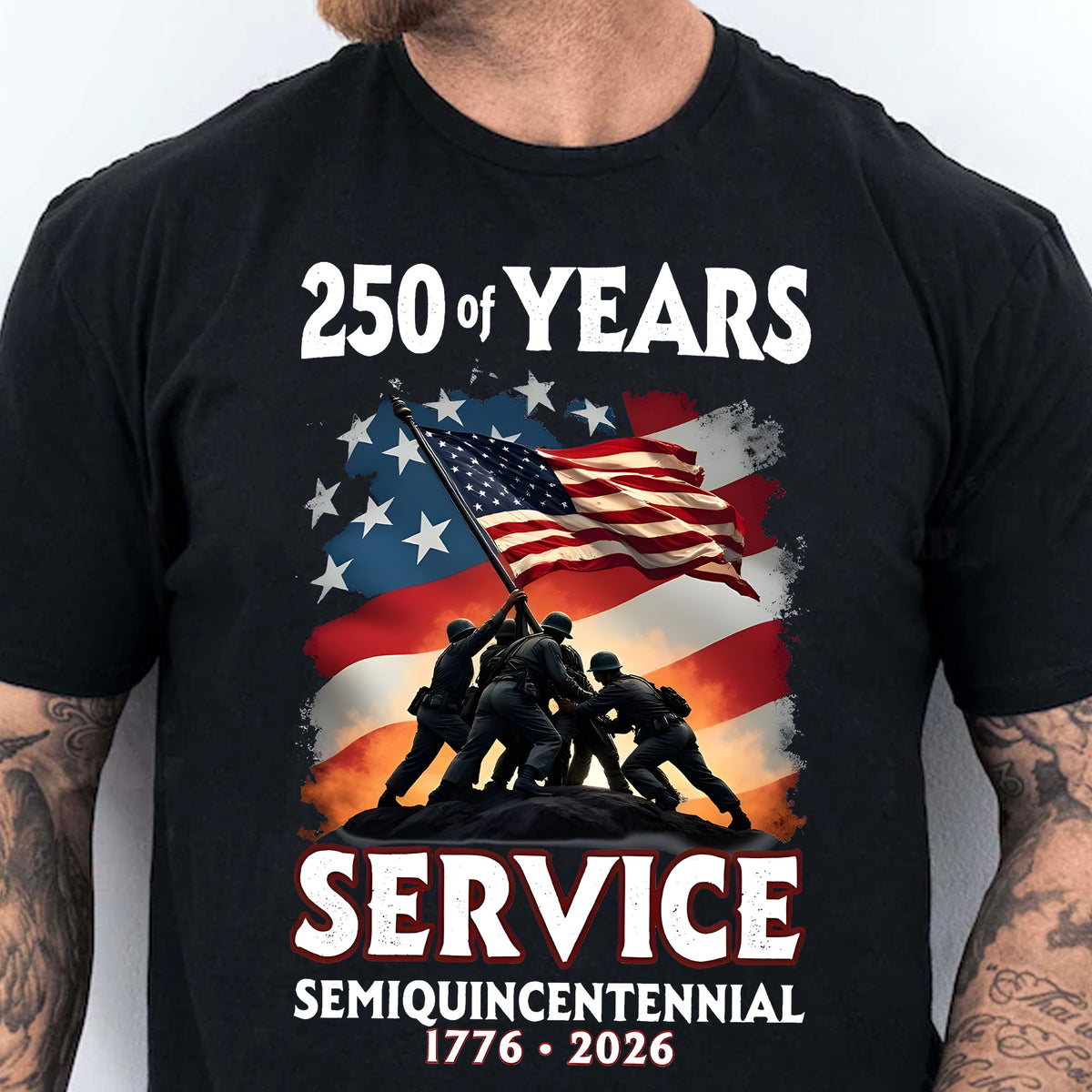 250 Years Of Service Semiquincentennial Shirt | Happy 250th Birthday USA | Patriotic 4th Of July Tee | America 250th Anniversary | Independence Day Shirt 682491